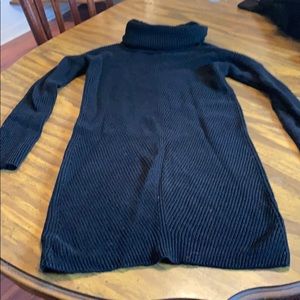 Turtleneck sweater dress
